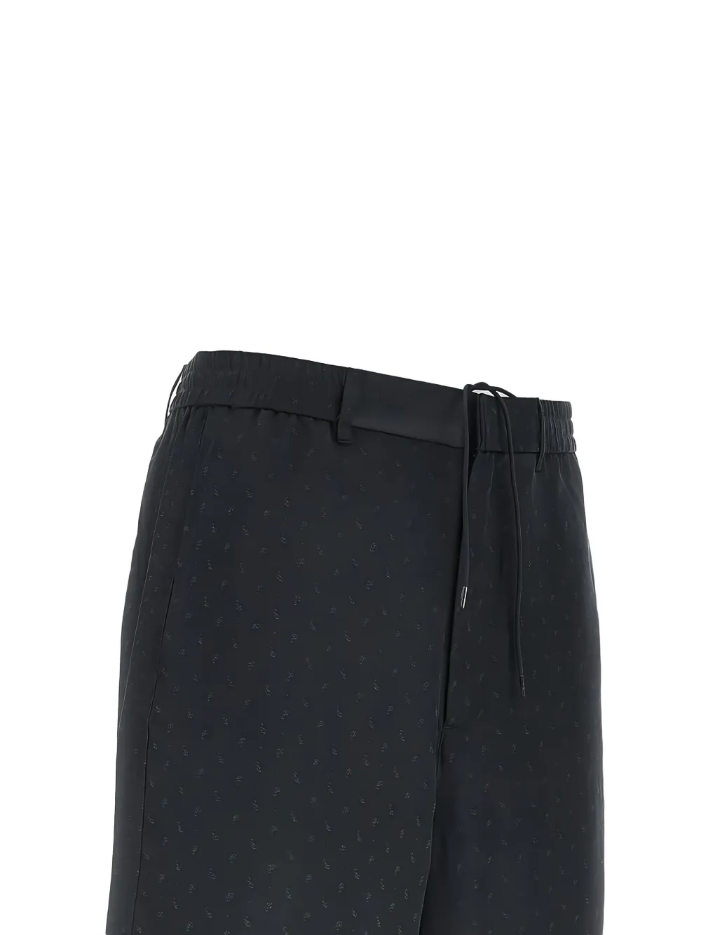 Emporio Armani Shorts met paisley-print Blauw