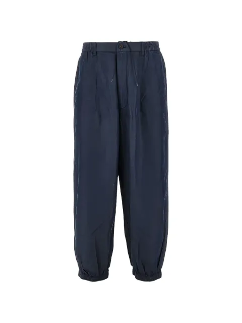 Emporio Armani elasticated-waistband trousers