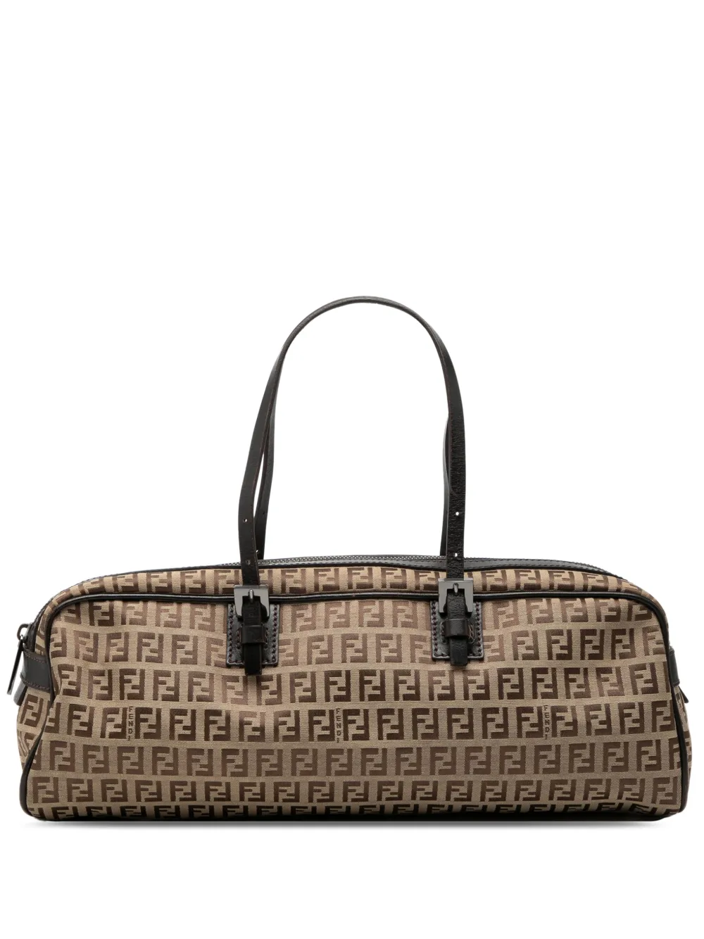 Fendi Pre-Owned 2000-2010 Zucchino Canvas handbag - Marrone