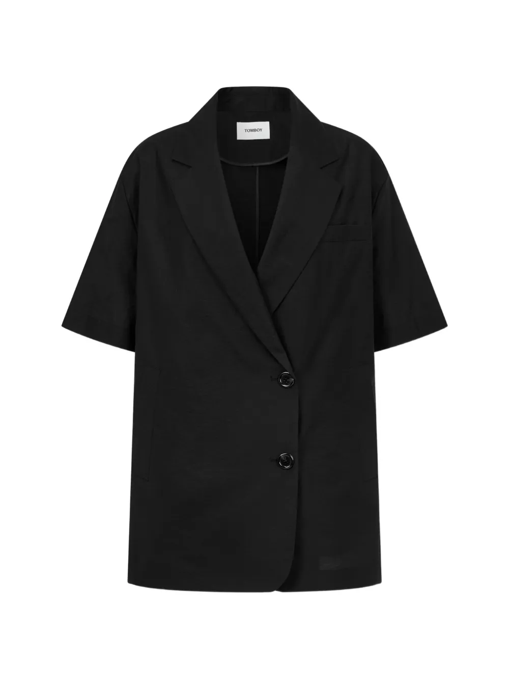 TOMBOY short-sleeve oversized jacket - Schwarz