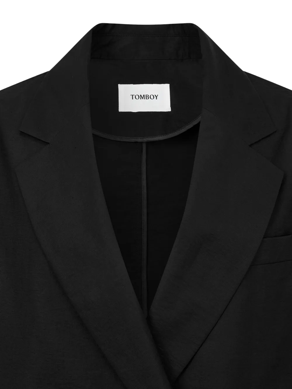 TOMBOY Oversized jack met korte mouwen Zwart