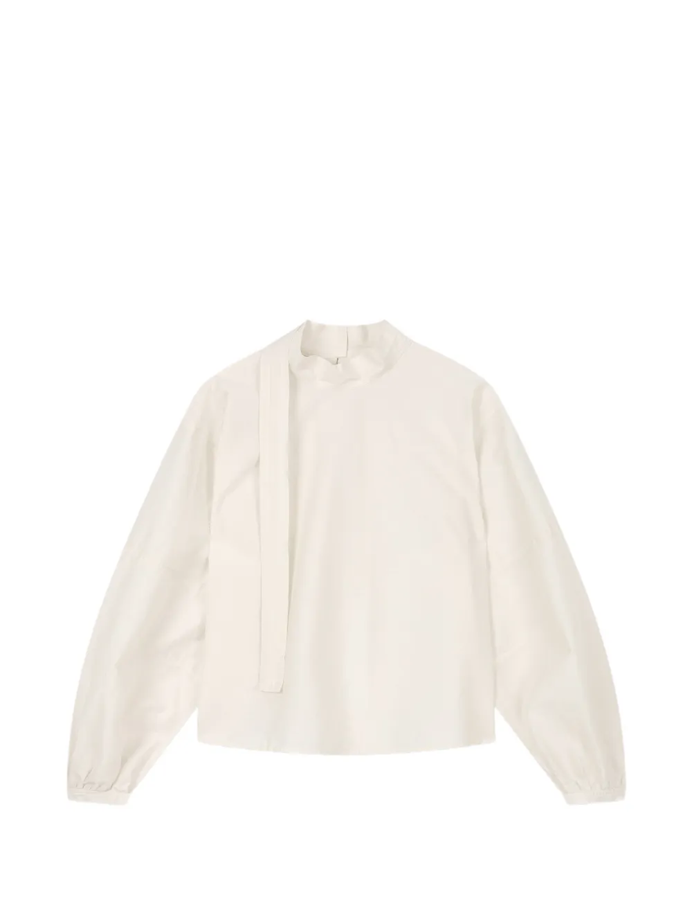 TOMBOY high-neck long-sleeve blouse - Toni neutri