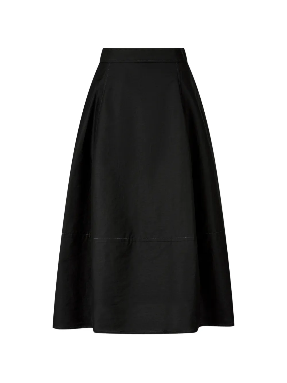 TOMBOY string-detail balloon cotton skirt - Nero