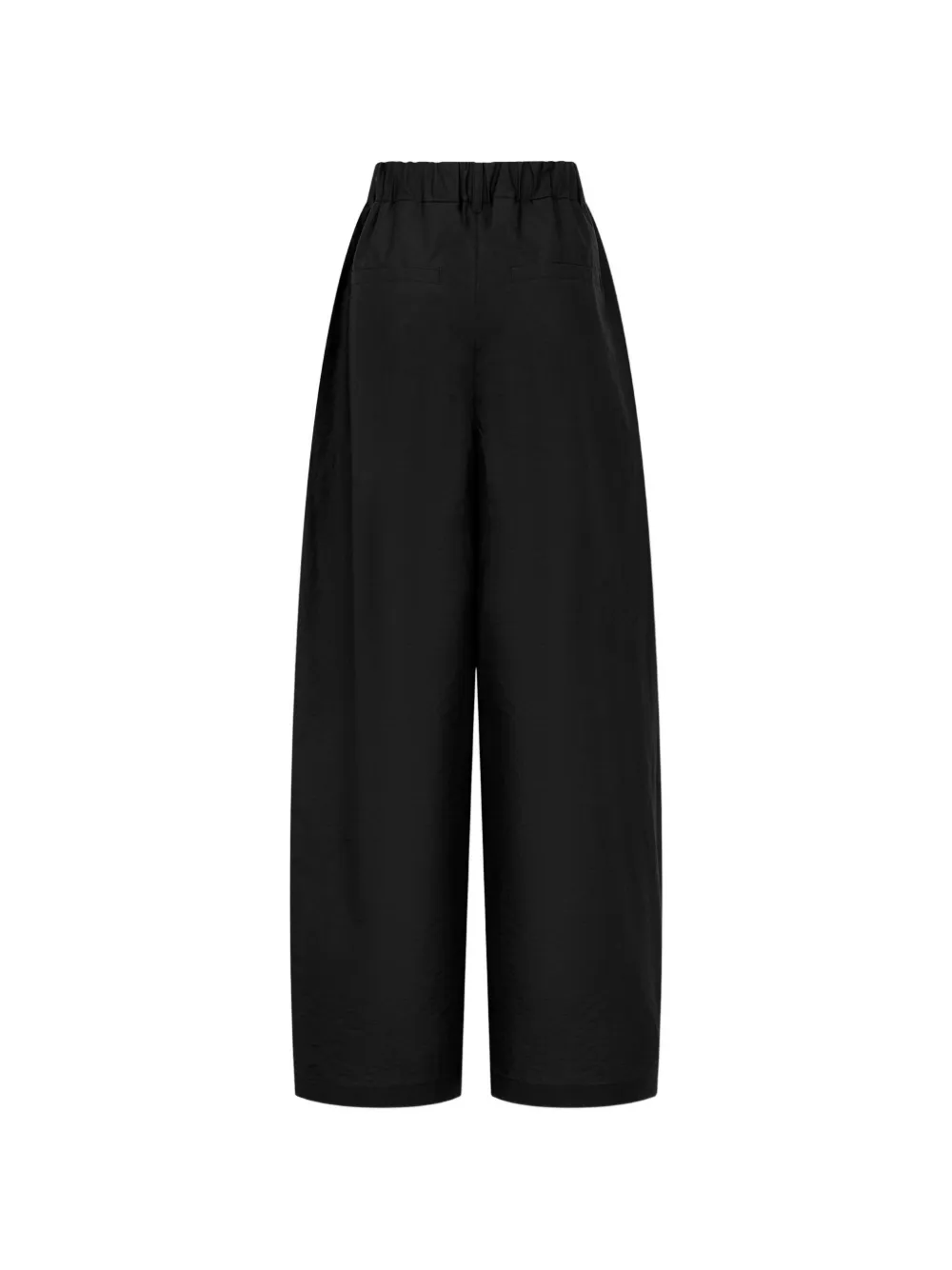 TOMBOY Katoenen plooibroek met wijde pijpen Zwart