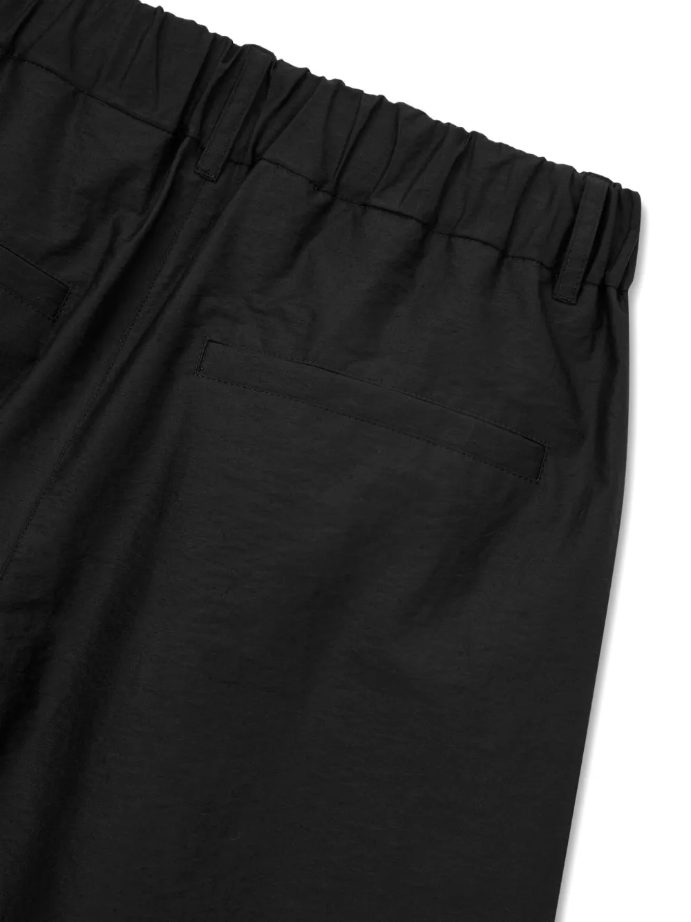 TOMBOY Katoenen plooibroek met wijde pijpen Zwart