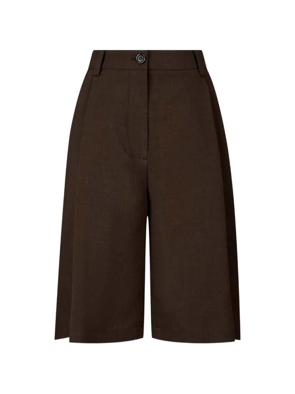 TOMBOY pleated relaxed-fit shorts - Braun