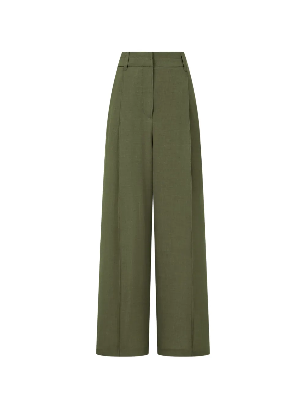 TOMBOY elasticated-waist relaxed-fit trousers - Grün