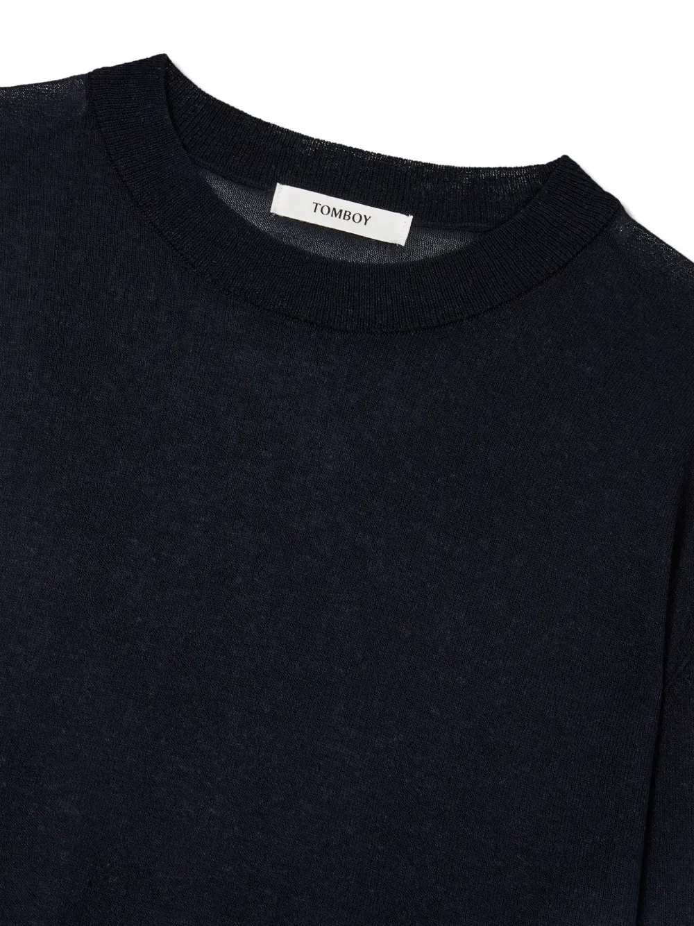  Tomboy Relaxed-fit Pullover Sweater - Blue 