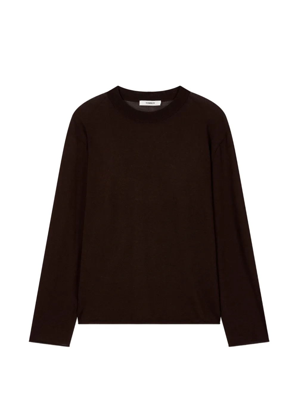TOMBOY relaxed-fit pullover sweater - Marrone