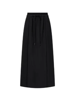 Izzue Pleat Strap Skirt | Black | FARFETCH