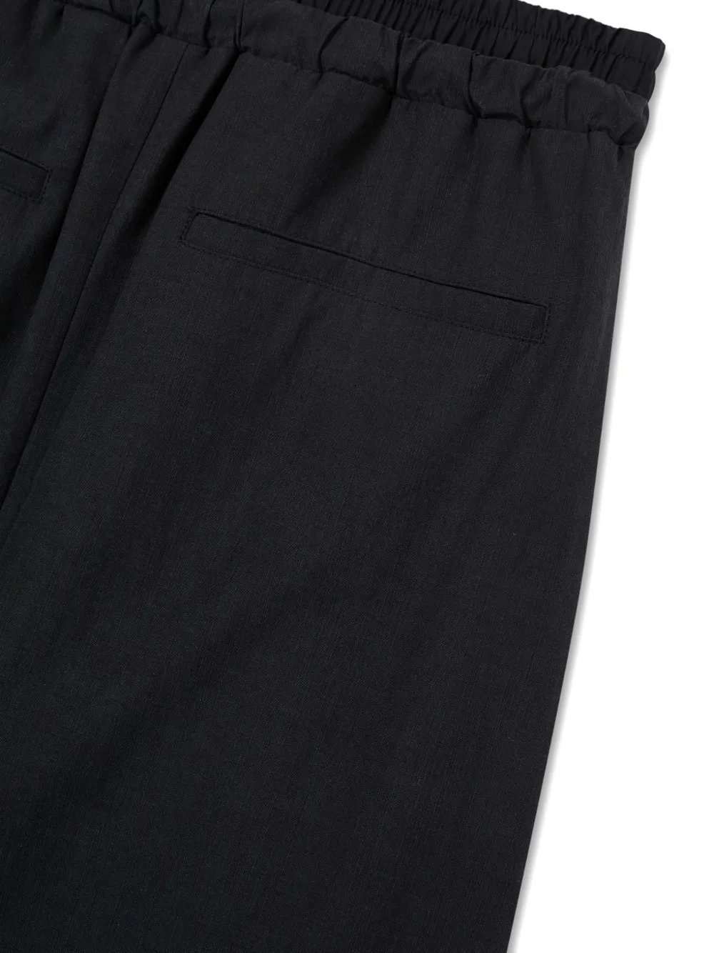 TOMBOY Rok met elastische taille en trekkoord Zwart