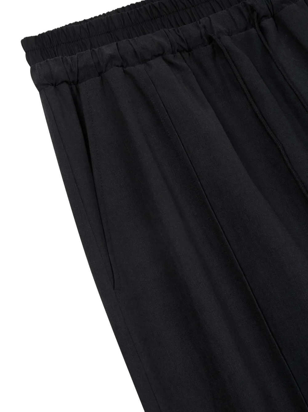 TOMBOY Rok met elastische taille en trekkoord Zwart