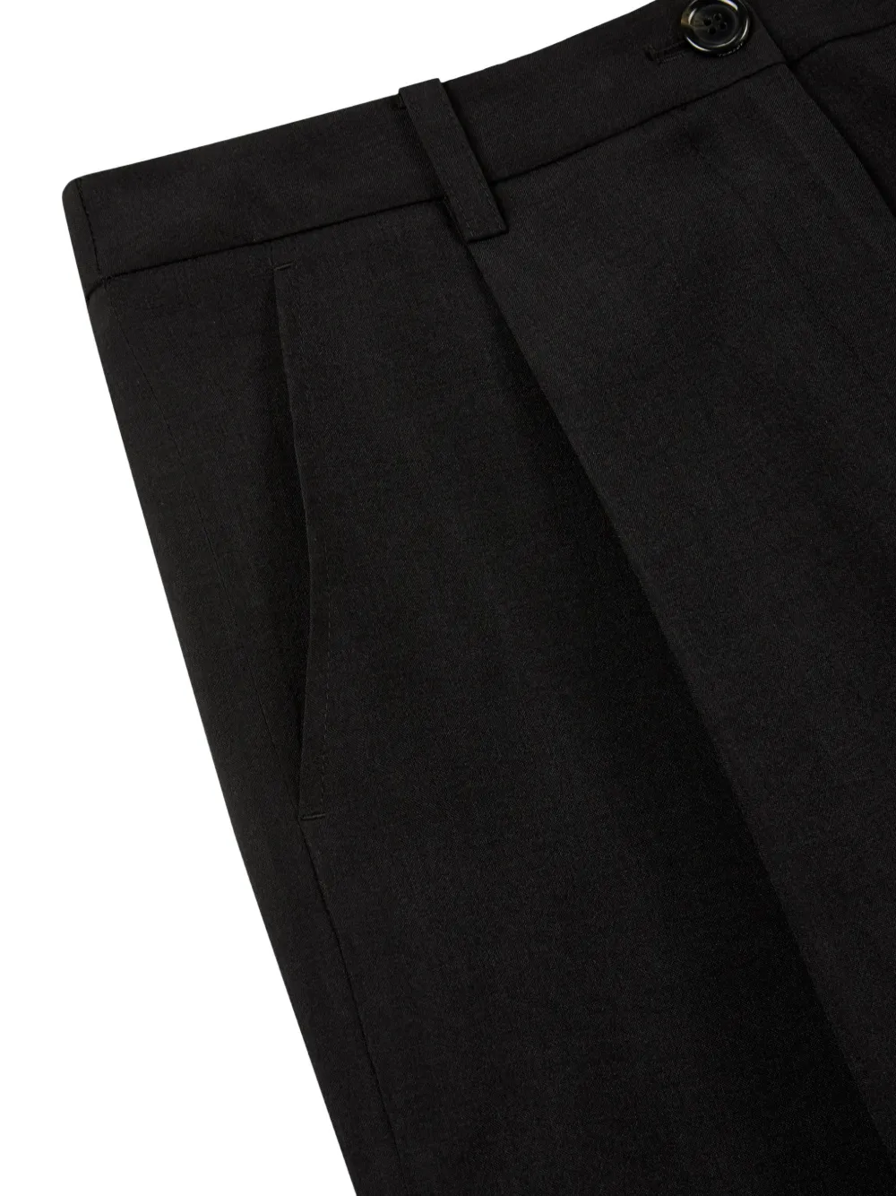 TOMBOY Ruimvallende shorts met elastische taille Zwart