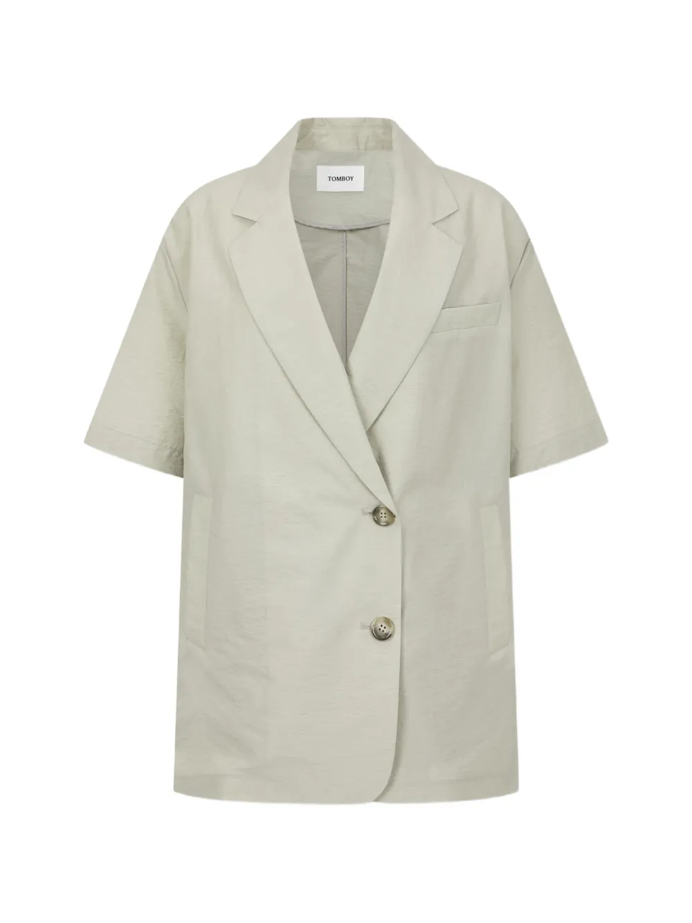 TOMBOY oversized short-sleeve oversized jacket - Grau