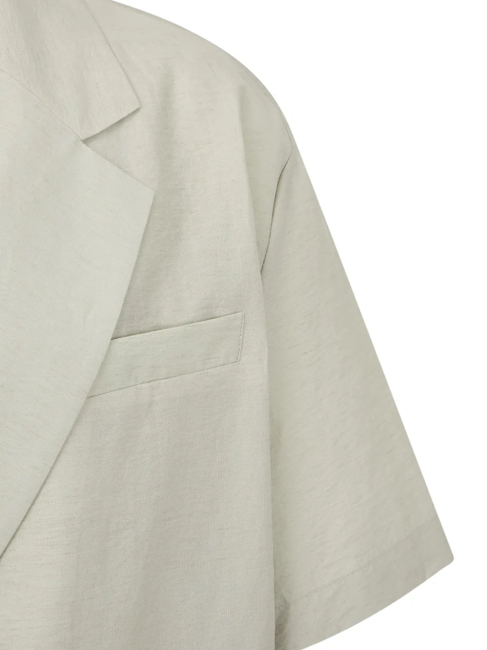 TOMBOY Oversized jack met korte mouwen Grijs