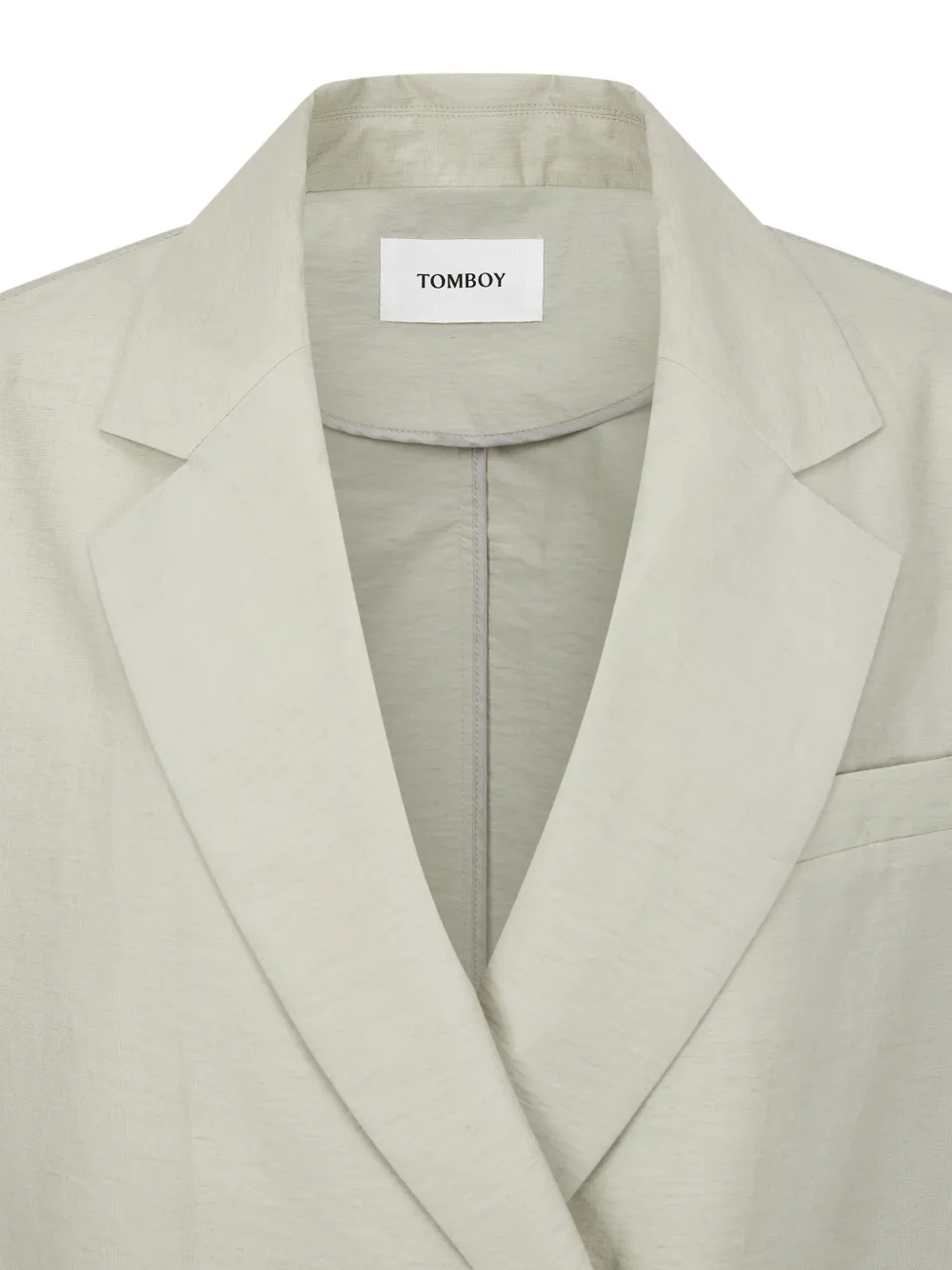 TOMBOY Oversized jack met korte mouwen Grijs