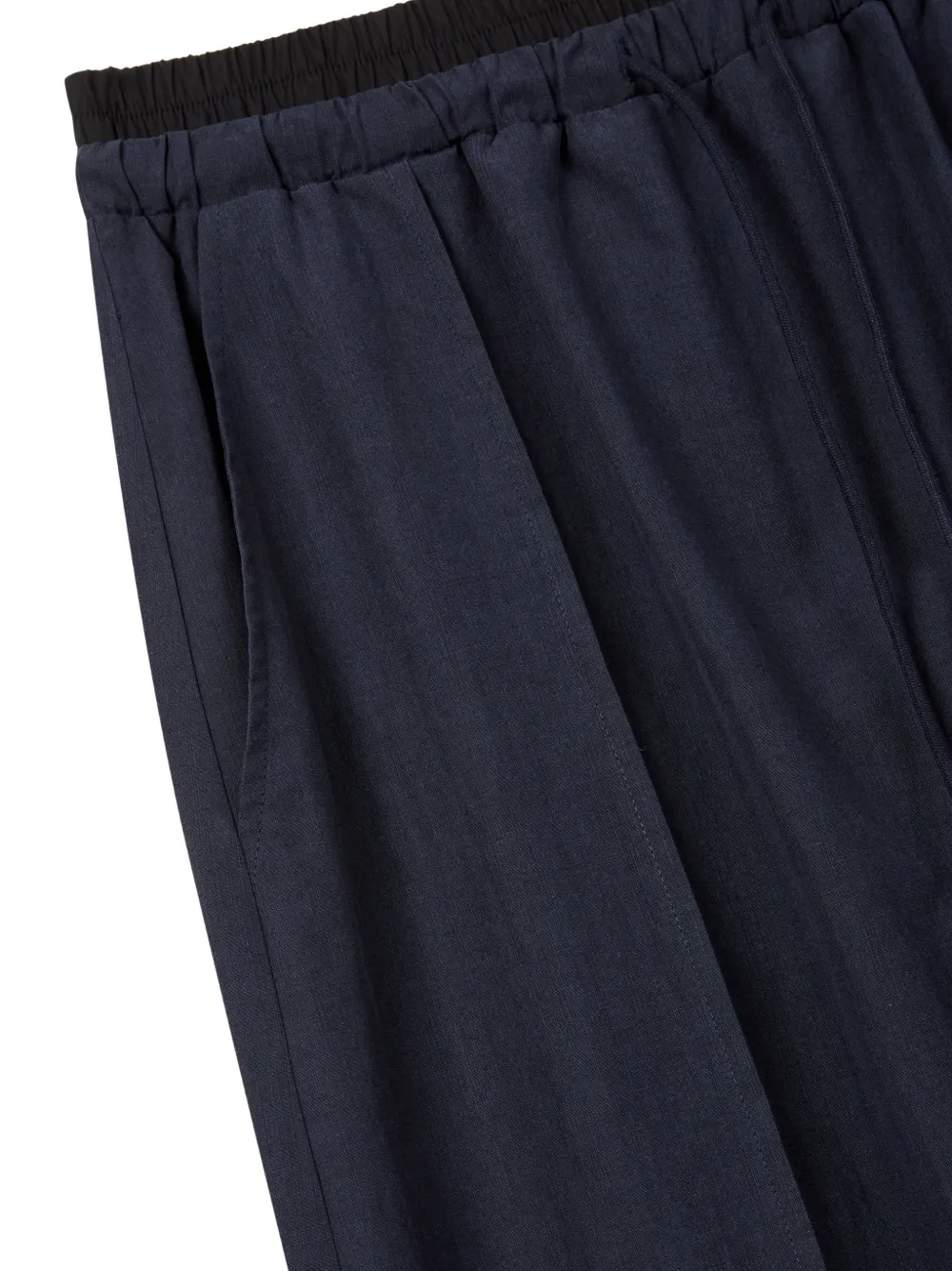 TOMBOY Rok met elastische taille en trekkoord Blauw
