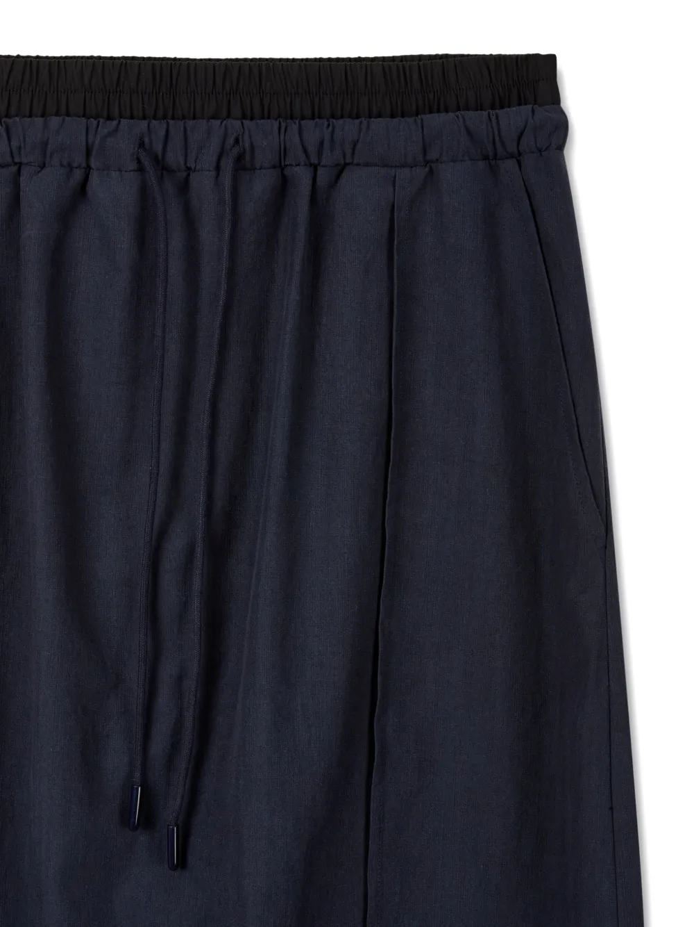 TOMBOY Rok met elastische taille en trekkoord Blauw