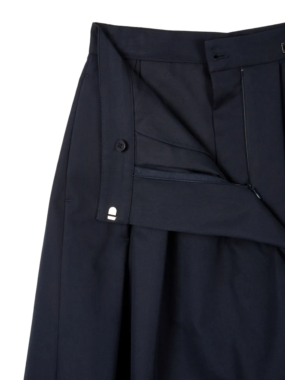 TOMBOY Katoenen skort met A-lijn Blauw