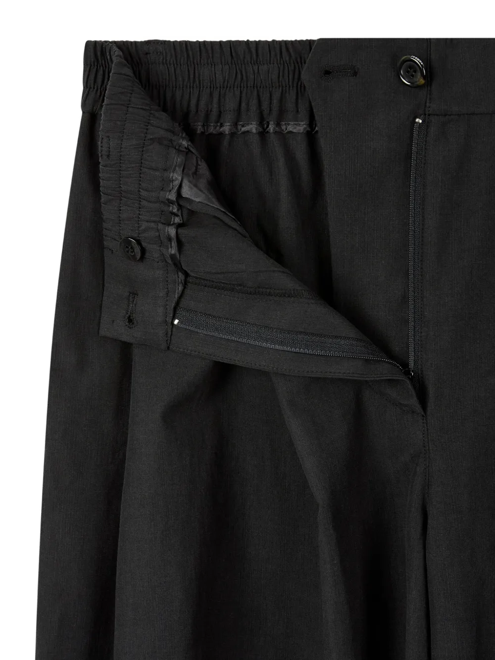 TOMBOY Shorts met elastische taille Zwart