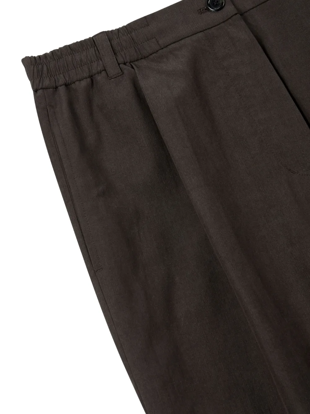 TOMBOY Broek met elastische tailleband Bruin