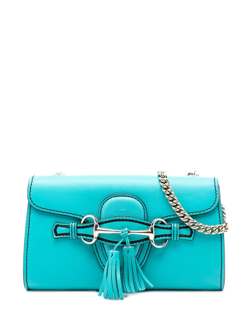 Gucci Pre-Owned 2016-2026 Small Leather Emily crossbody bag - Blu