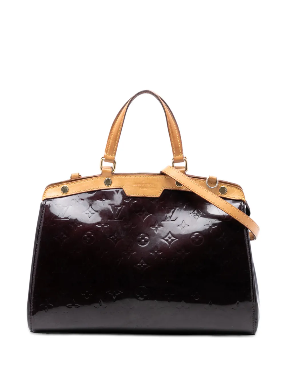 Louis Vuitton Pre-Owned 2011 Monogram Vernis Brea MM satchel - Viola