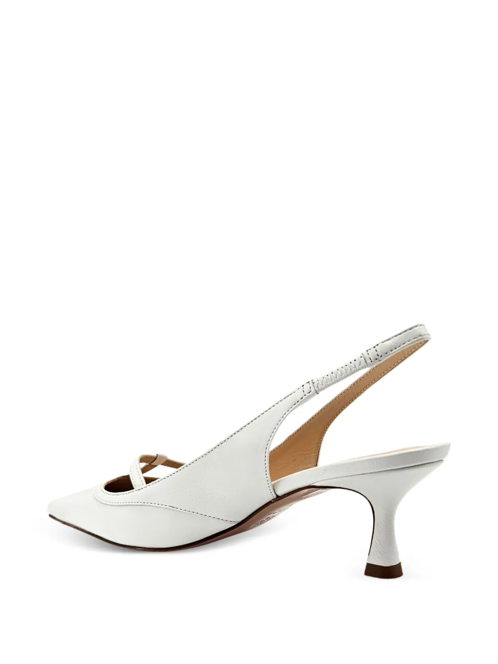 Madison.Maison Penny slingback pumps Wit
