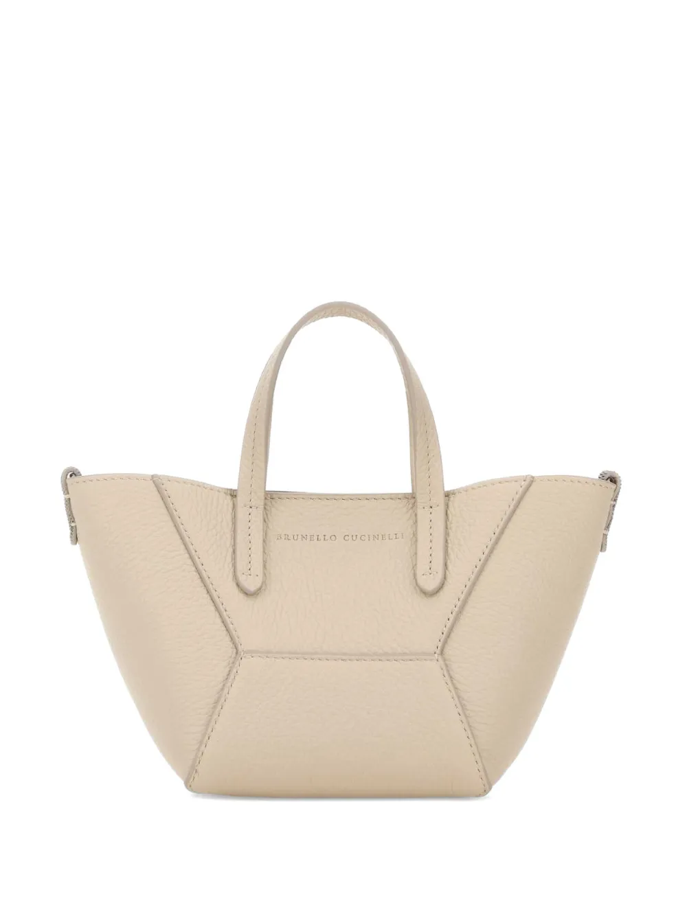 Brunello Cucinelli BC Duo leather tote bag - Toni neutri