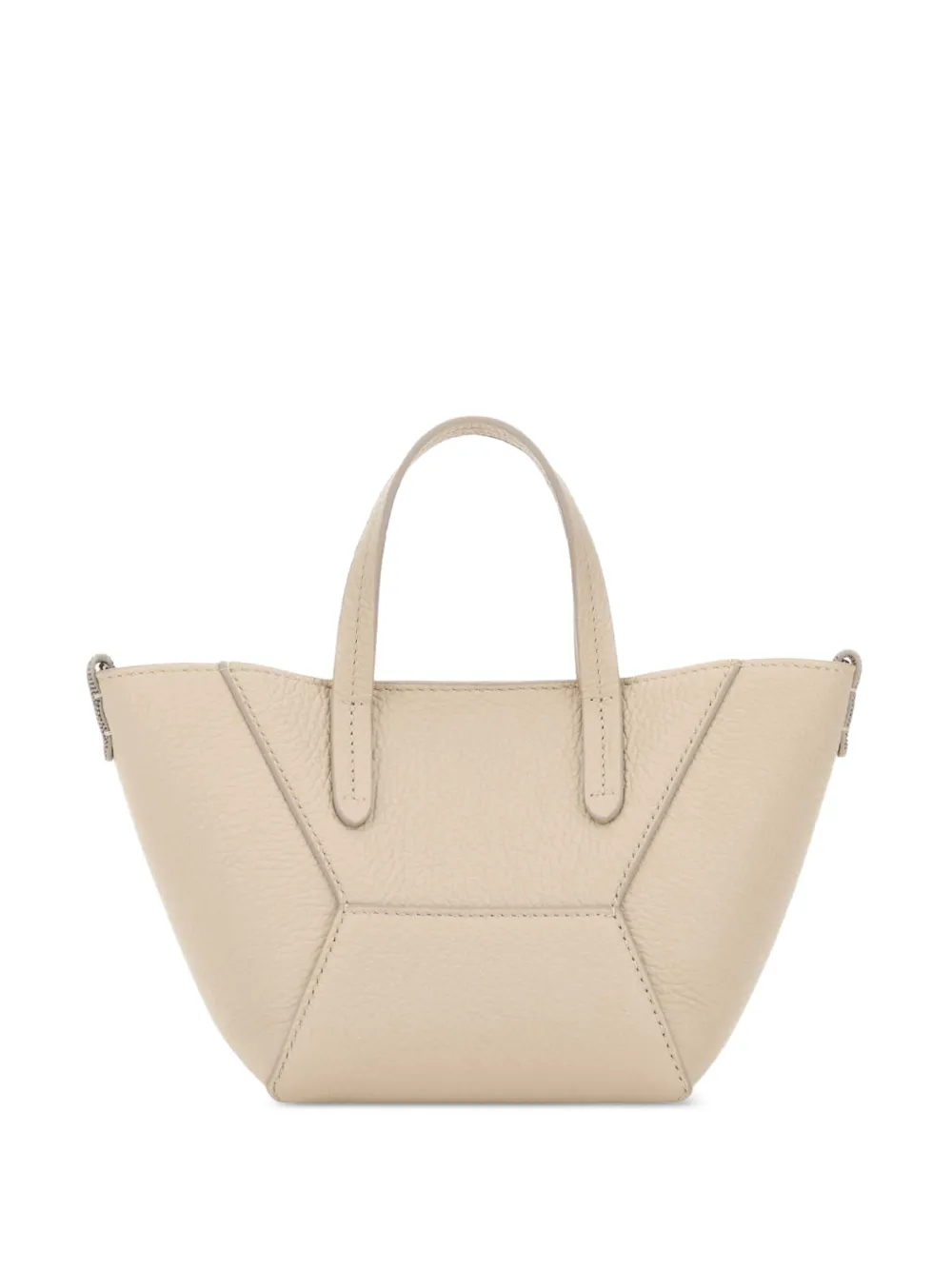  Brunello Cucinelli Bc Duo Leather Tote Bag - Neutrals 