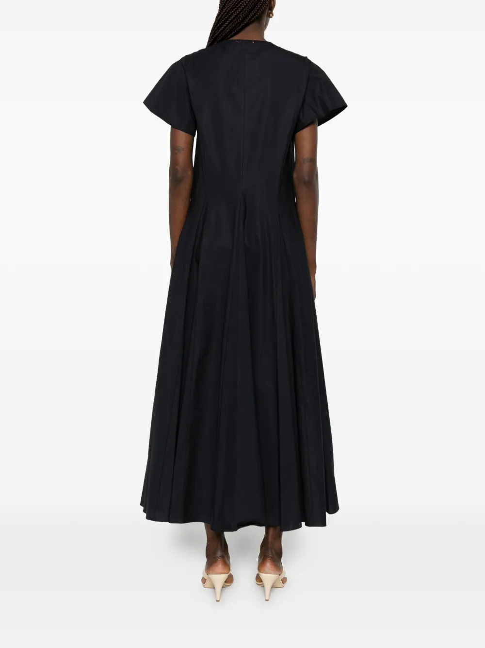 Forte Midi-jurk met knopen Blauw