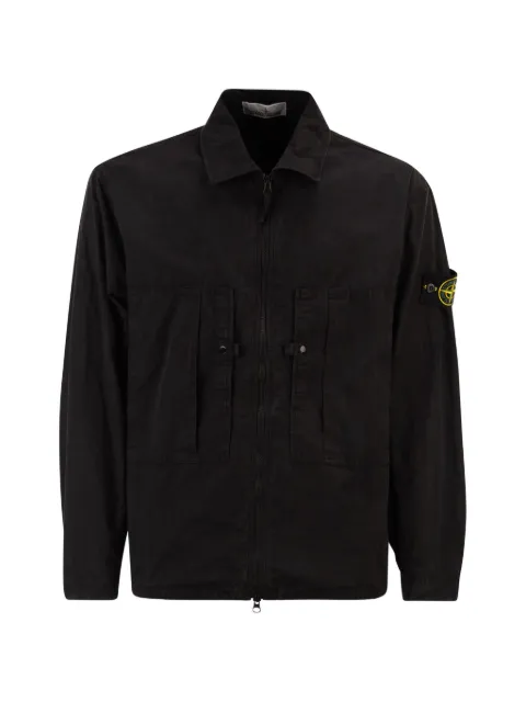 Stone Island chest-pockets zip-fastening overshirt