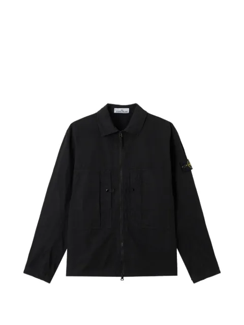 Stone Island 1200005 mercerised organic-cotton ripstop overshirt
