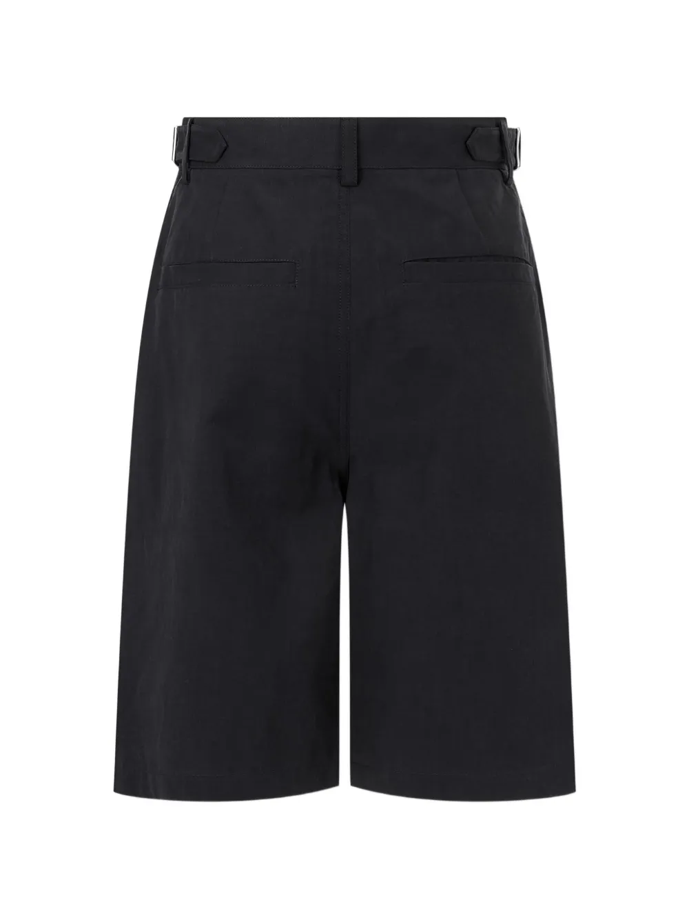 TOMBOY Geplooide shorts met zijband Zwart