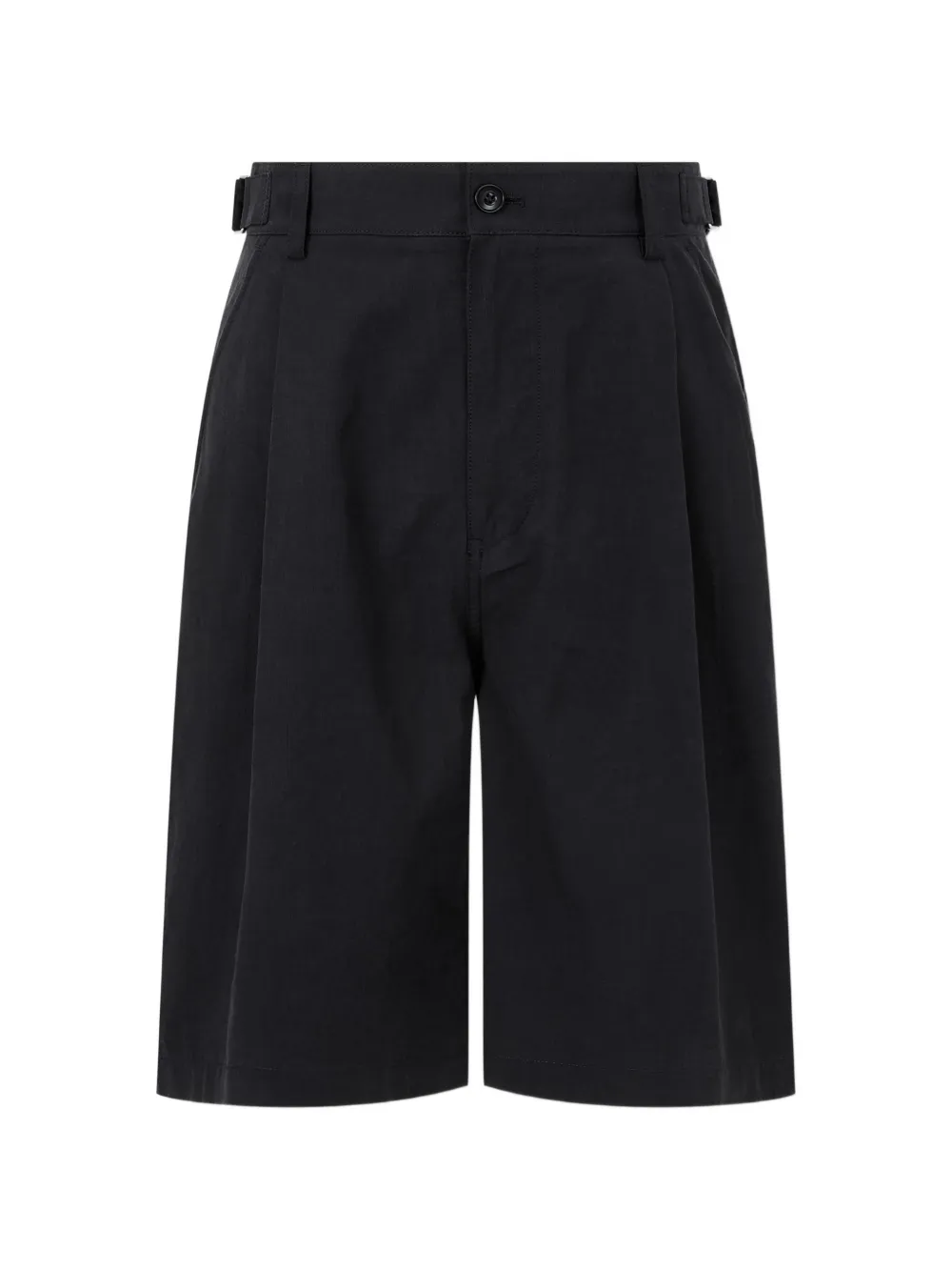 TOMBOY pleated side-strap shorts - Nero
