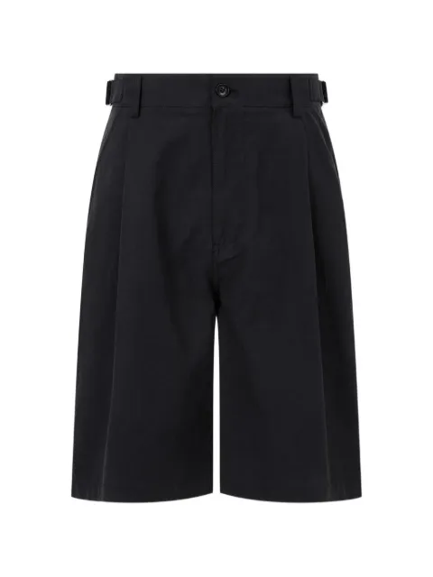 TOMBOY pleated side-strap shorts