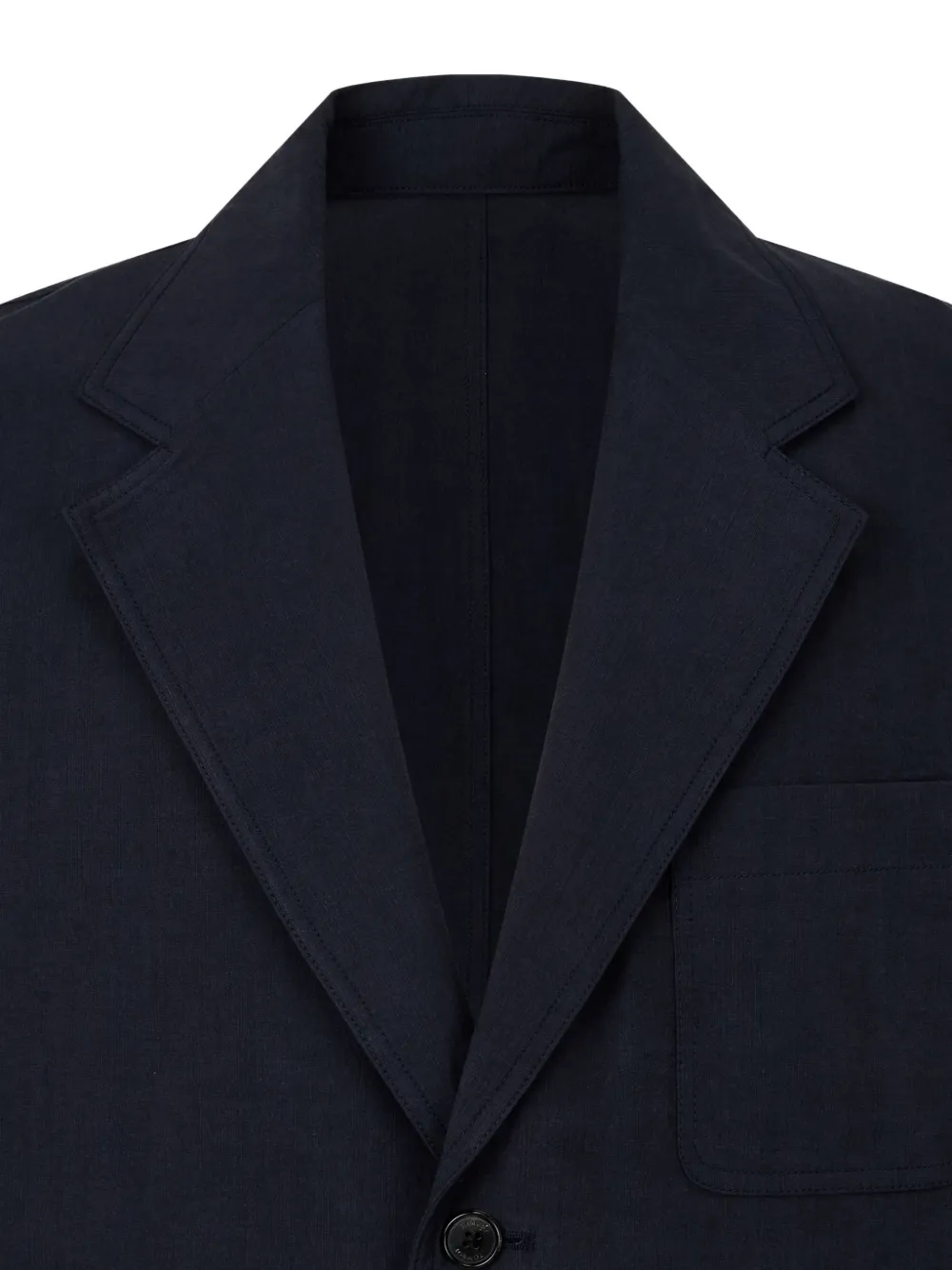  Tomboy Button Patch Pocket Jacket - Blue 