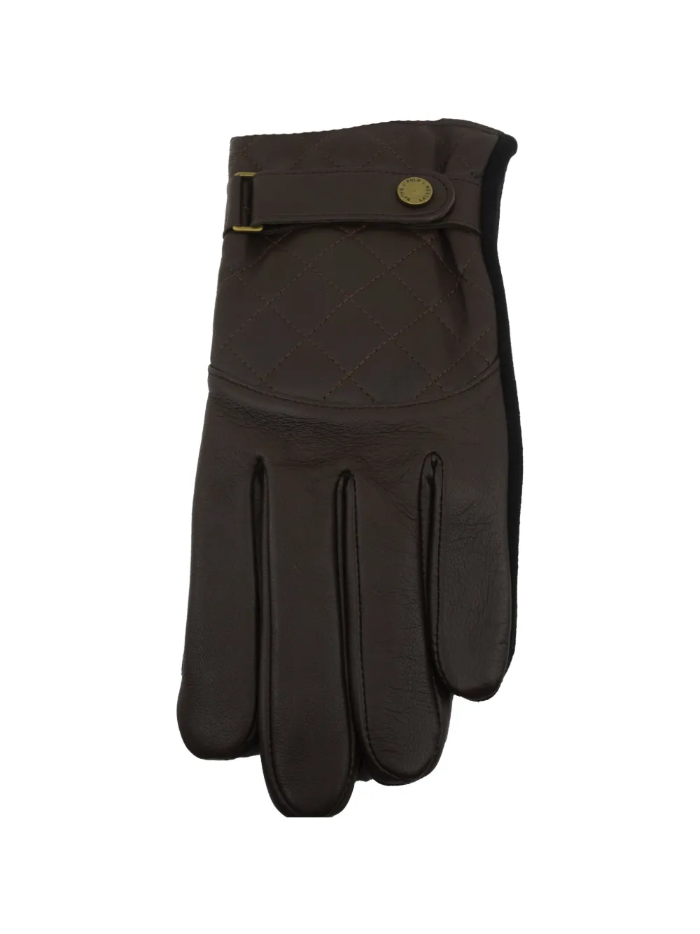 Polo Ralph Lauren diamond quilted gloves - Marrone