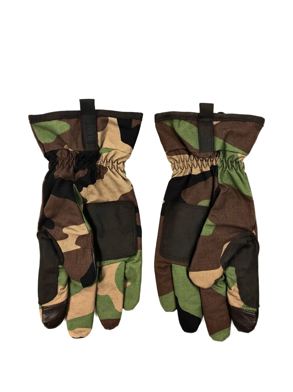 Polo Ralph Lauren camouflage canvas gloves - Marrone