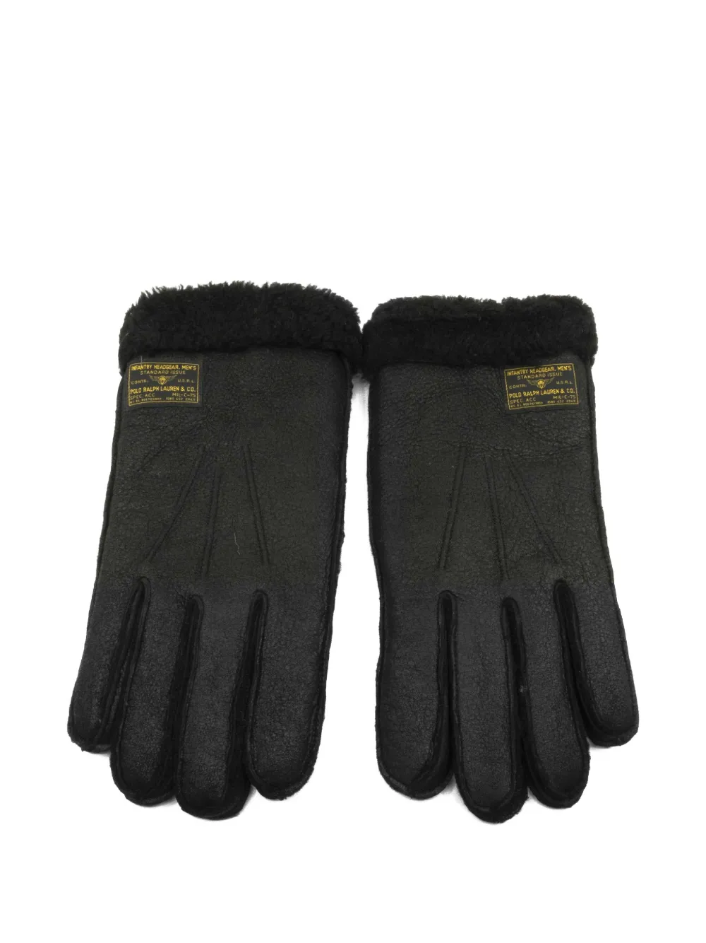 Polo Ralph Lauren Handschoenen met lammy afwerking Zwart