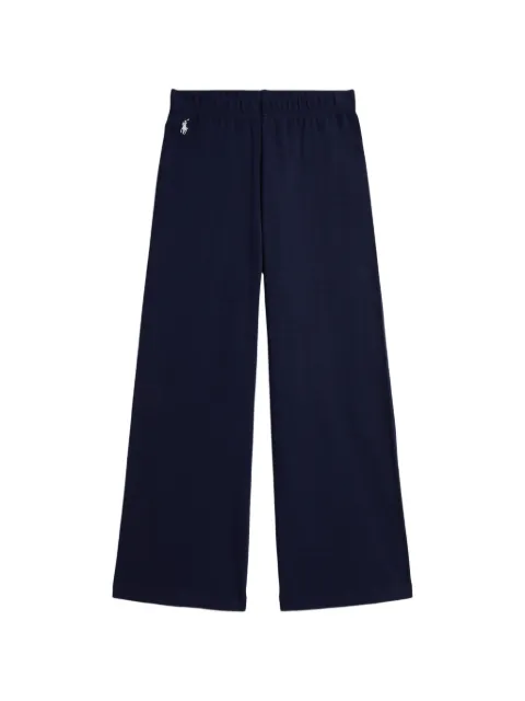 POLO RALPH LAUREN KIDS pantalones anchos tejido de canalé