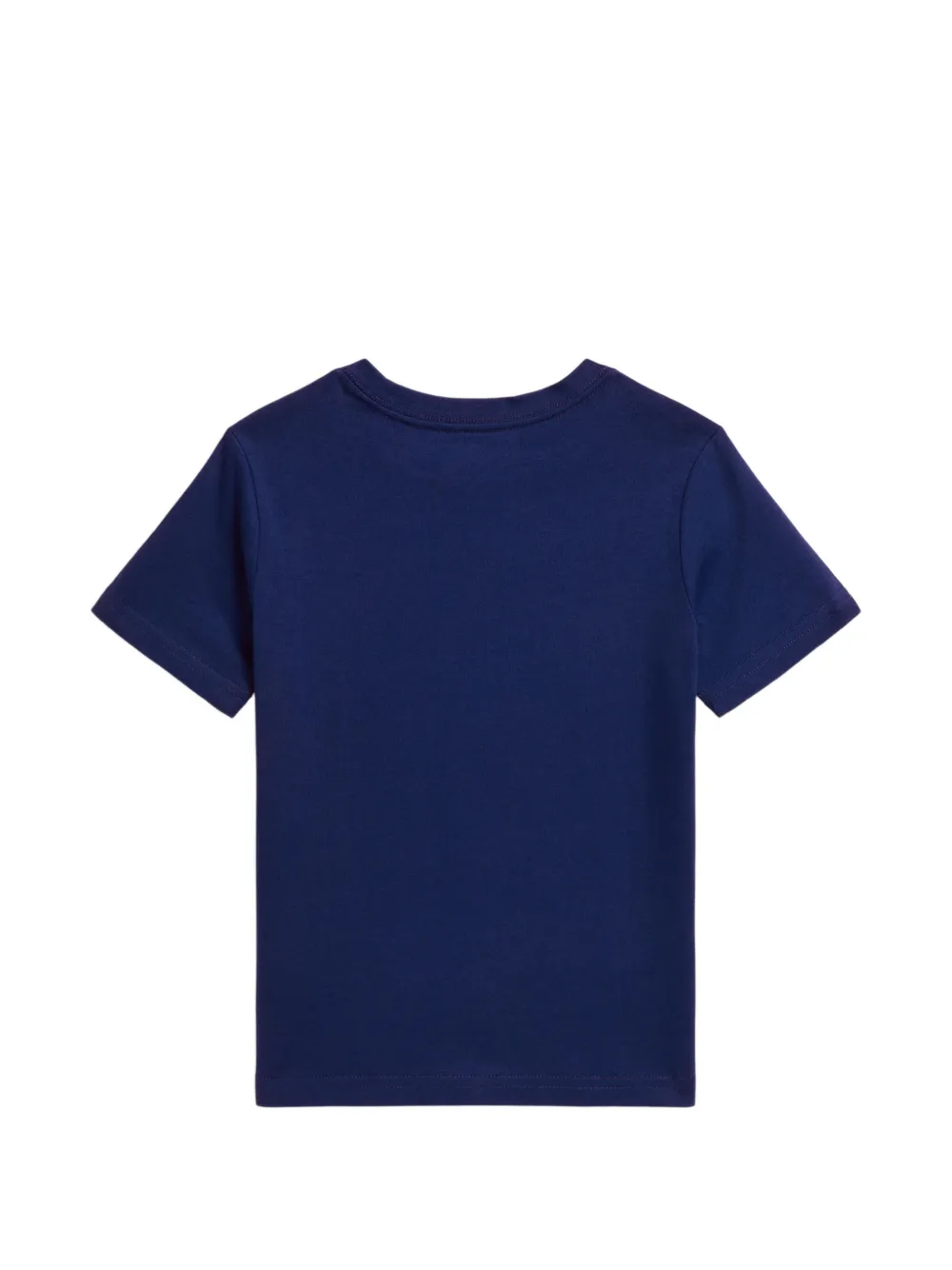 POLO RALPH LAUREN KIDS Katoenen T-shirt met borduurwerk Blauw