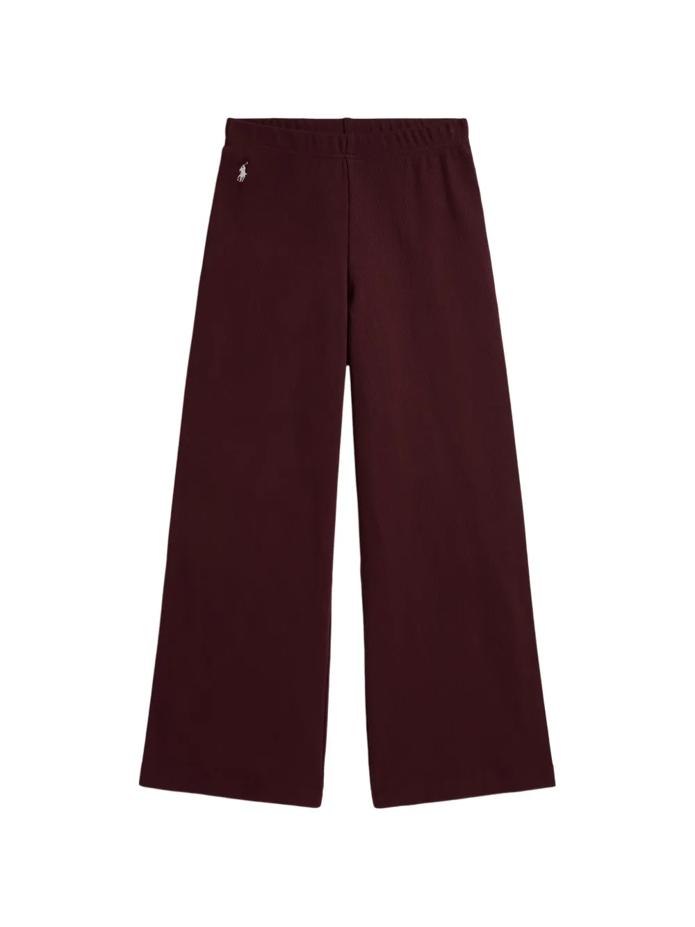 POLO RALPH LAUREN KIDS Pantaloni a coste con gamba ampia - Rosso