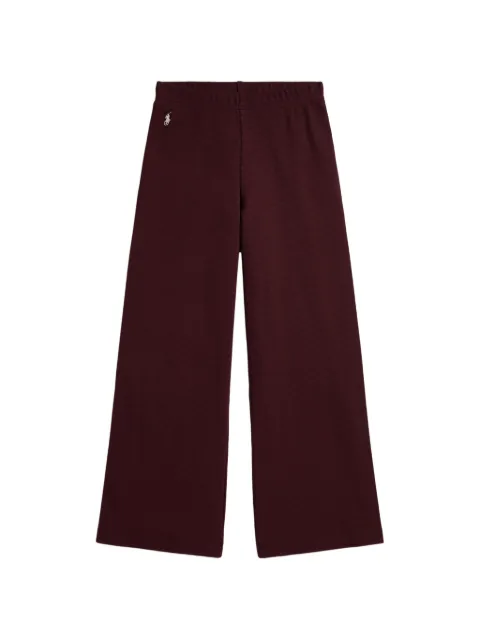 POLO RALPH LAUREN KIDS ribbed wide-leg trousers