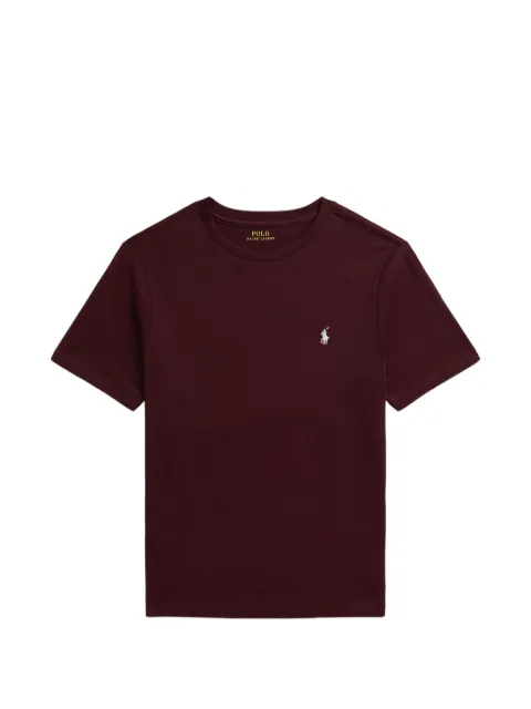 POLO RALPH LAUREN KIDS Pony-embroidered cotton-jersey T-shirt