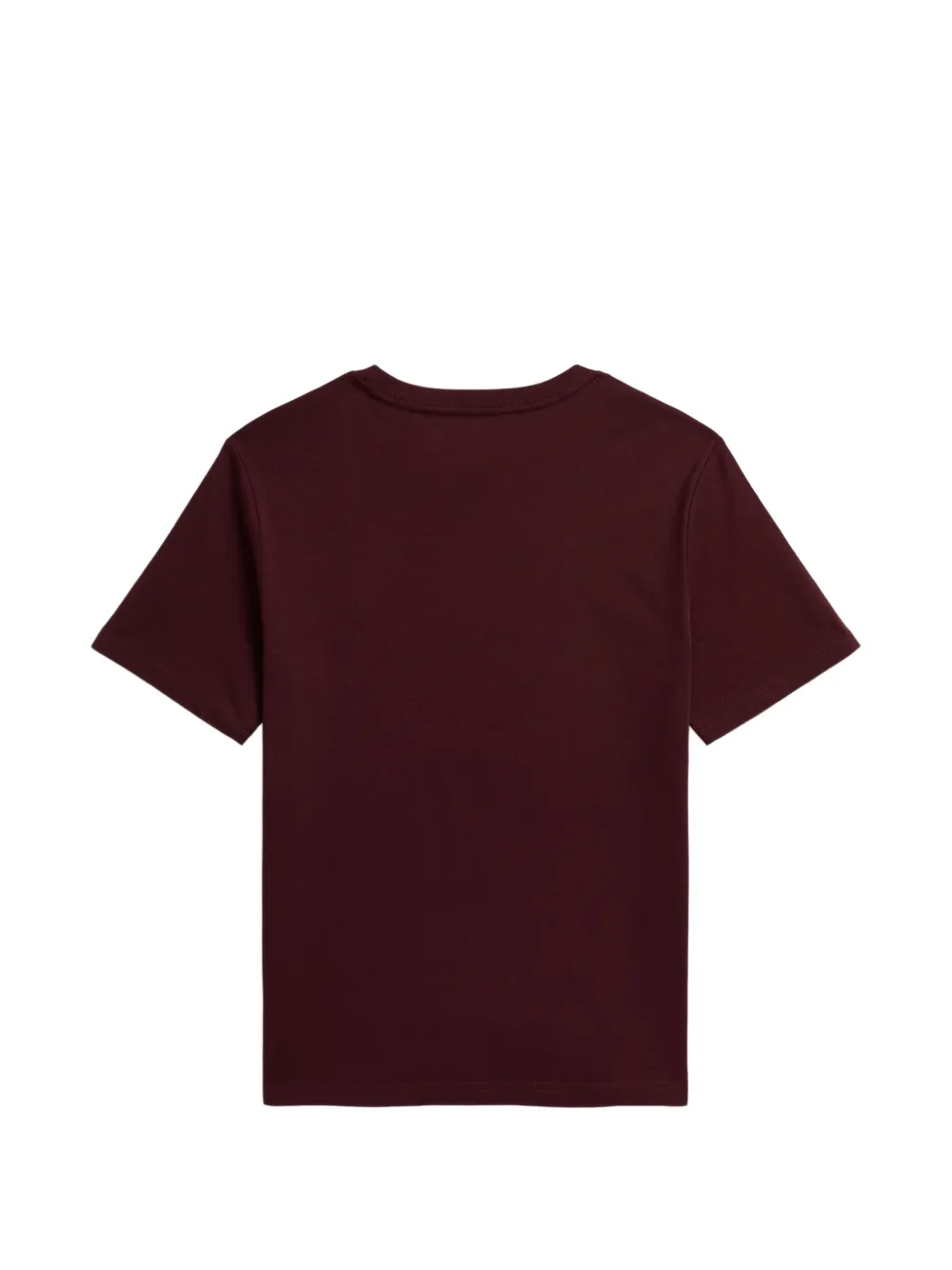 POLO RALPH LAUREN KIDS Katoenen-jersey T-shirt met borduurwerk Rood