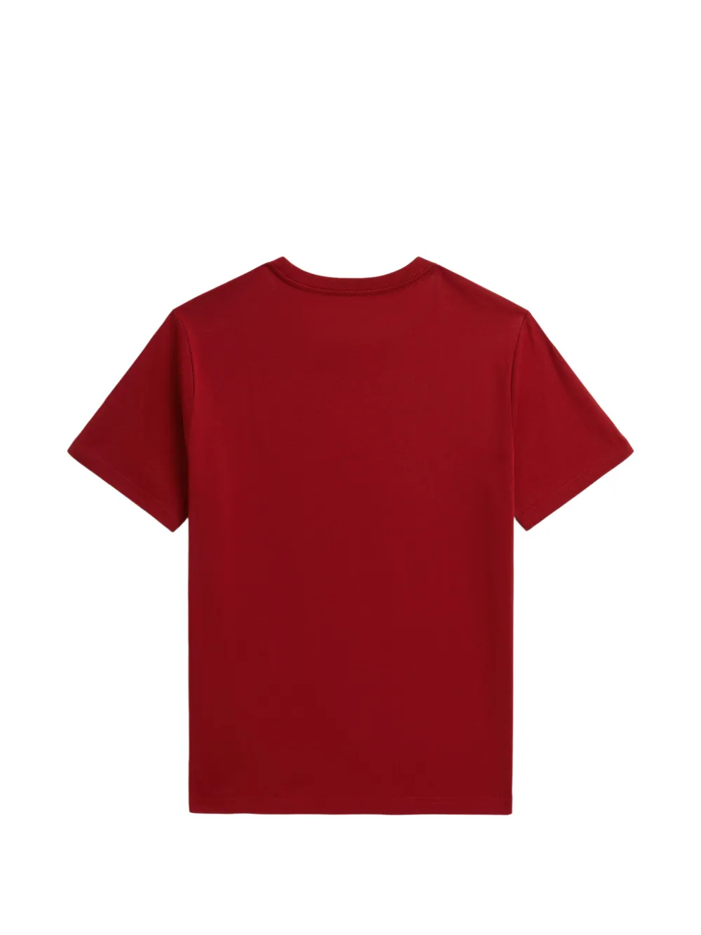 POLO RALPH LAUREN KIDS Katoenen T-shirt met borduurwerk Rood