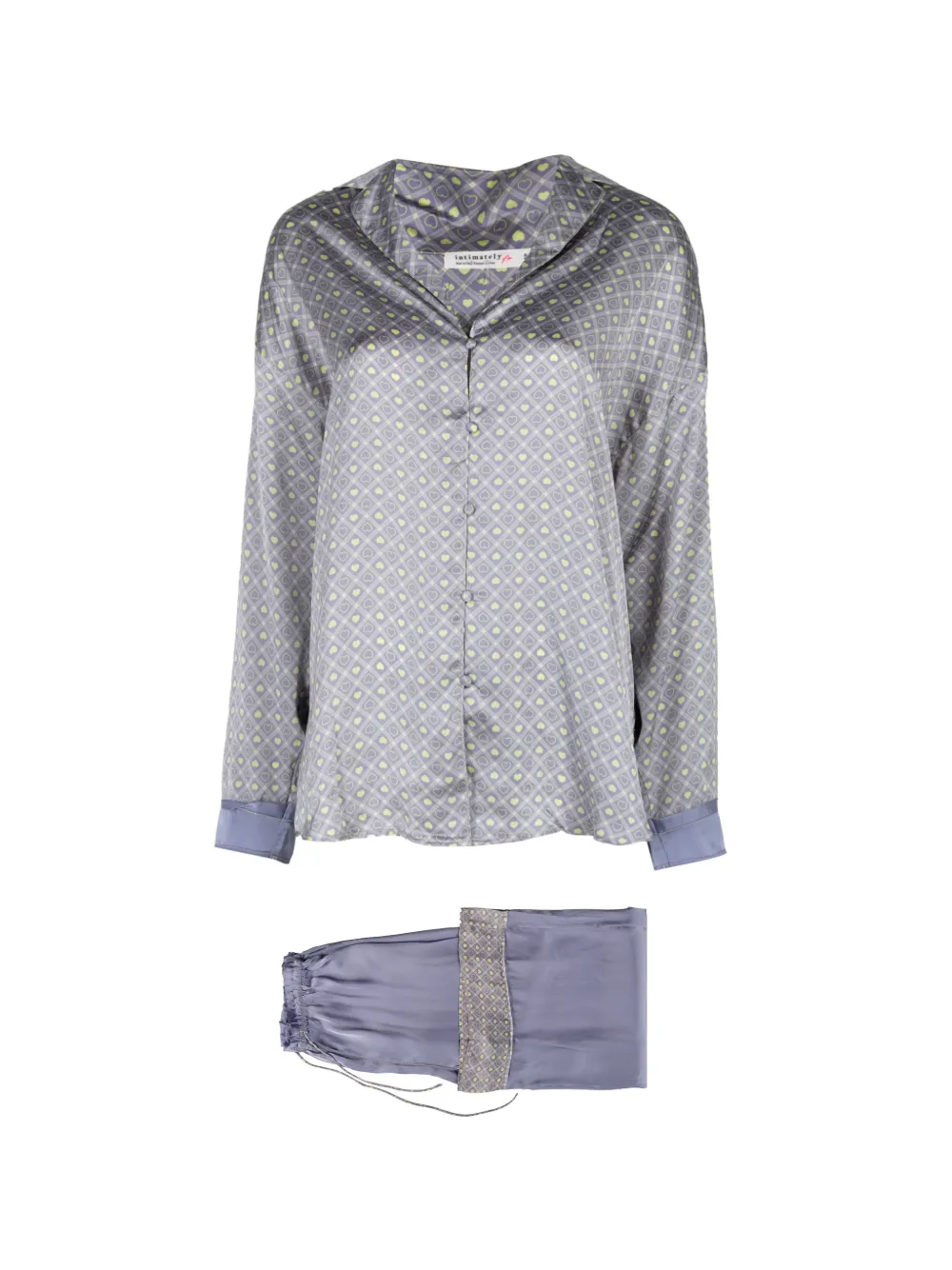 Free People patterned drawstring pajama set - Viola