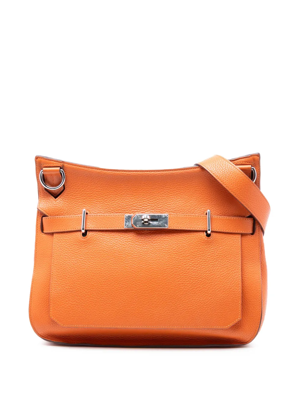 Hermès Pre-Owned 2014 Clemence Jypsiere 34 crossbody bag - Arancione