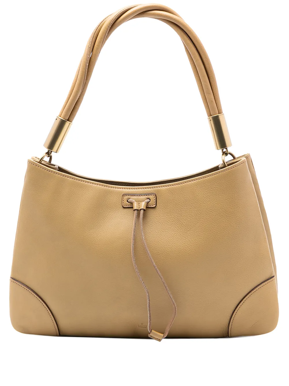 Gucci Pre-Owned 2000-2015 Leather Drawstring shoulder bag - Marrone